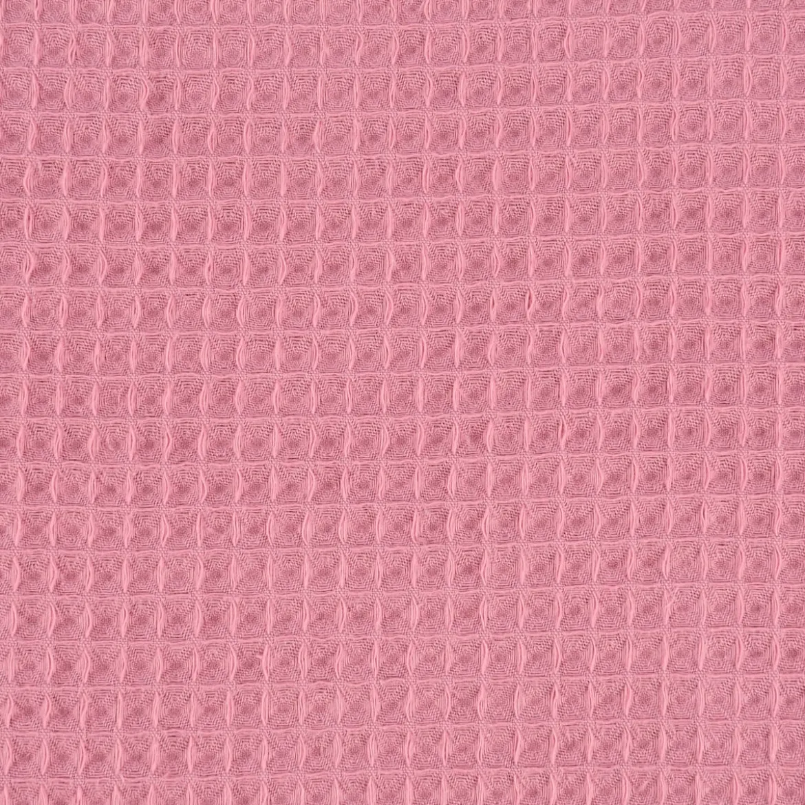Bekleidungsstoff Waffelpique Baumwolle uni altrosa 1,50m Breite