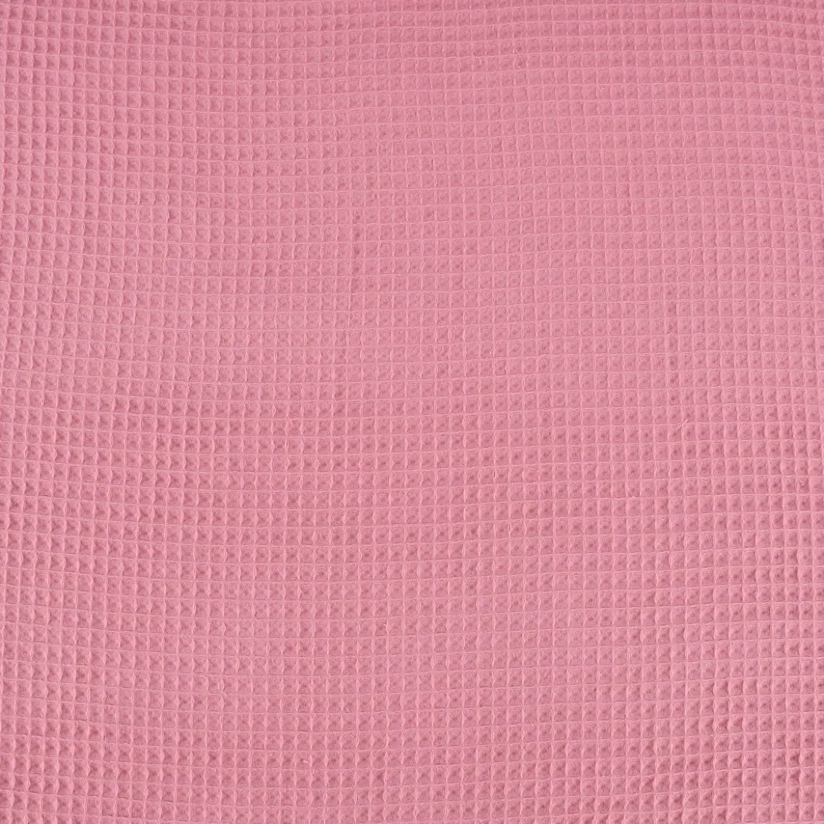 Bekleidungsstoff Waffelpique Baumwolle uni altrosa 1,50m Breite