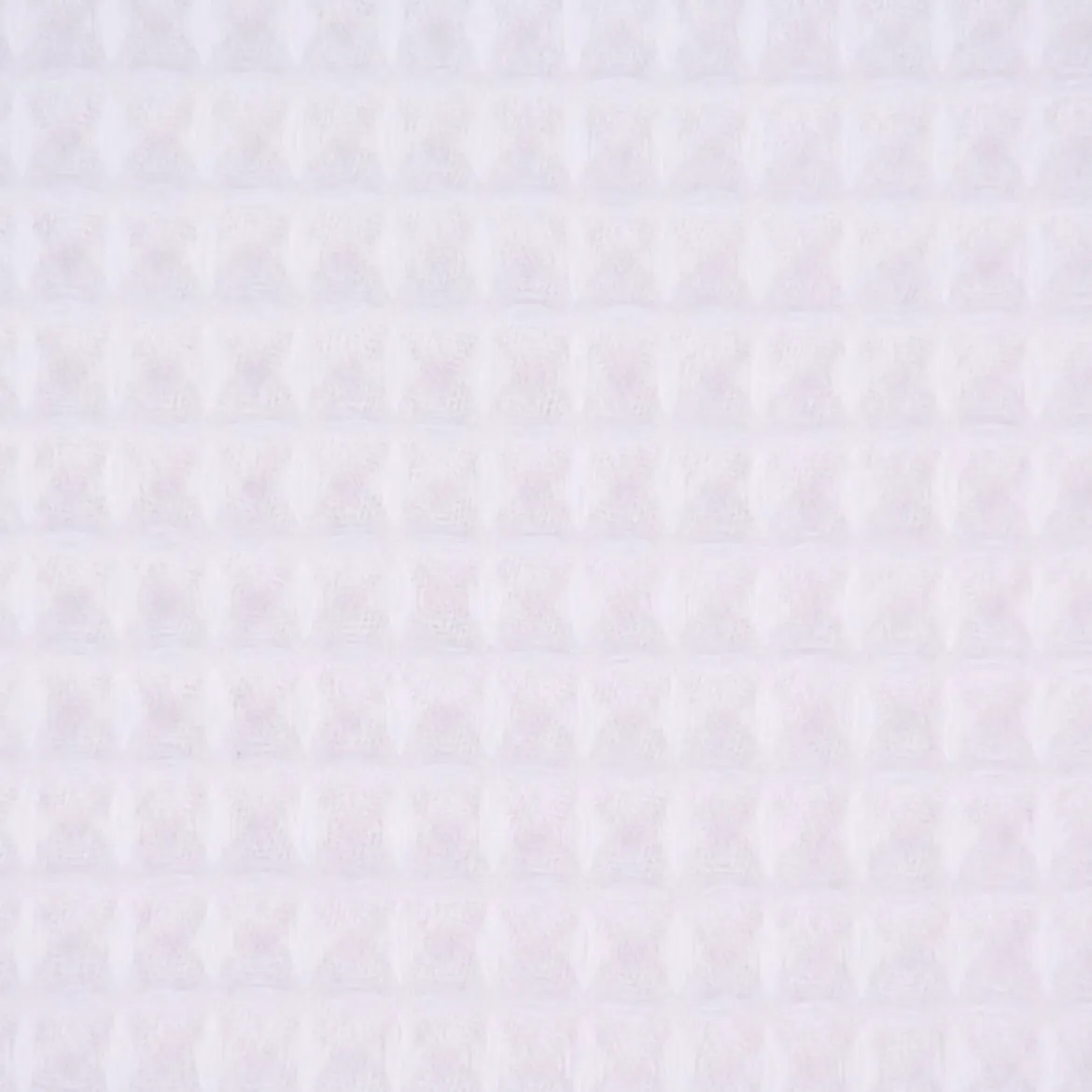 Bekleidungsstoff Waffelpique Baumwolle uni weiß 1,50m Breite