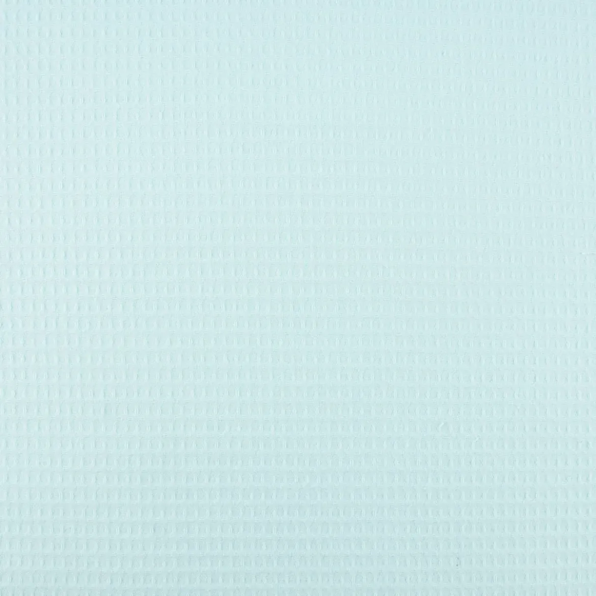Bekleidungsstoff Waffelpique Baumwolle uni mint 1,45m Breite