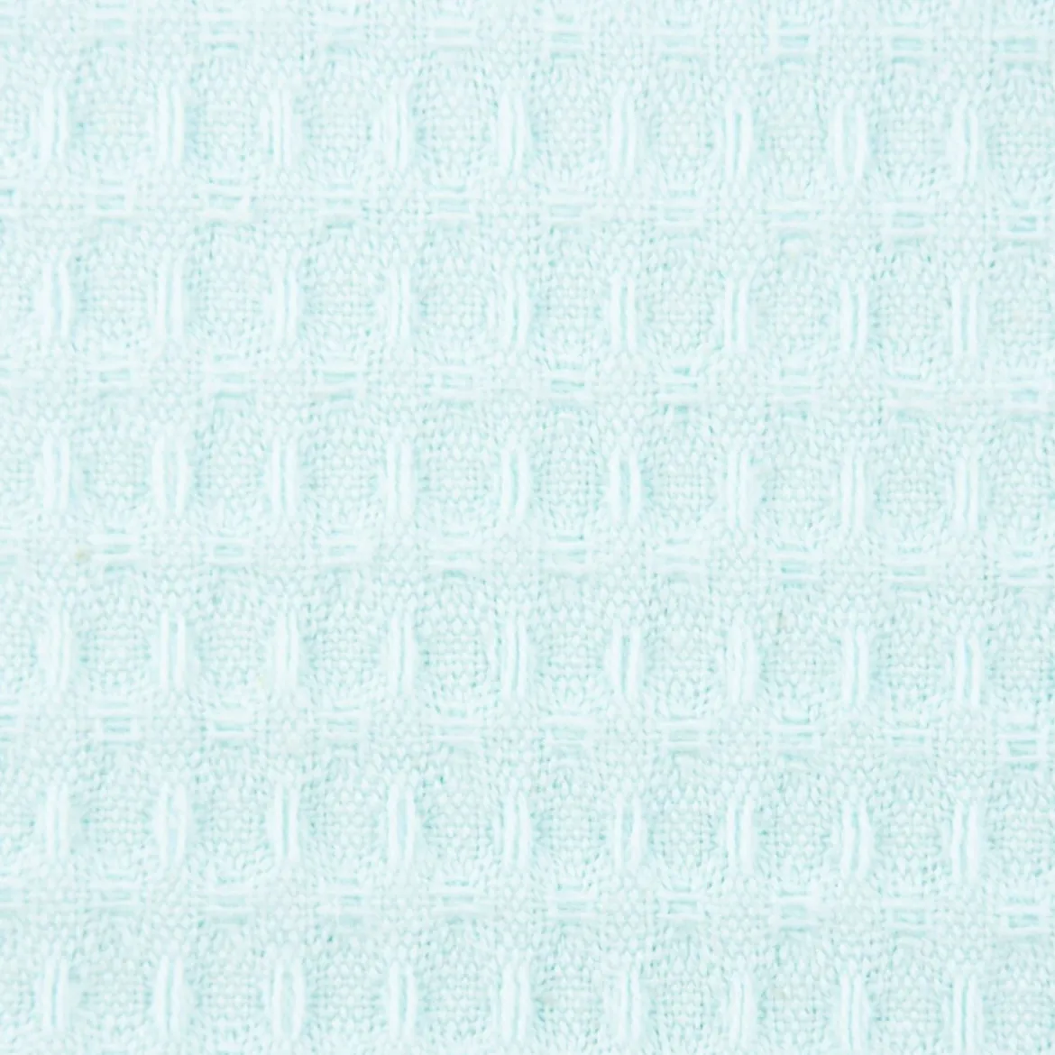 Bekleidungsstoff Waffelpique Baumwolle uni mint 1,45m Breite