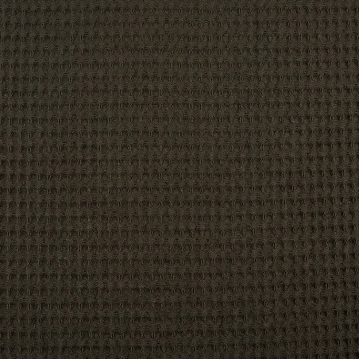 Bekleidungsstoff Waffelpique Baumwolle uni khaki 1,45m Breite