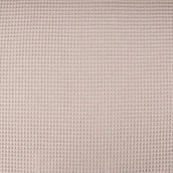 Bekleidungsstoff Waffelpique Baumwolle uni taupe 1,45m Breite