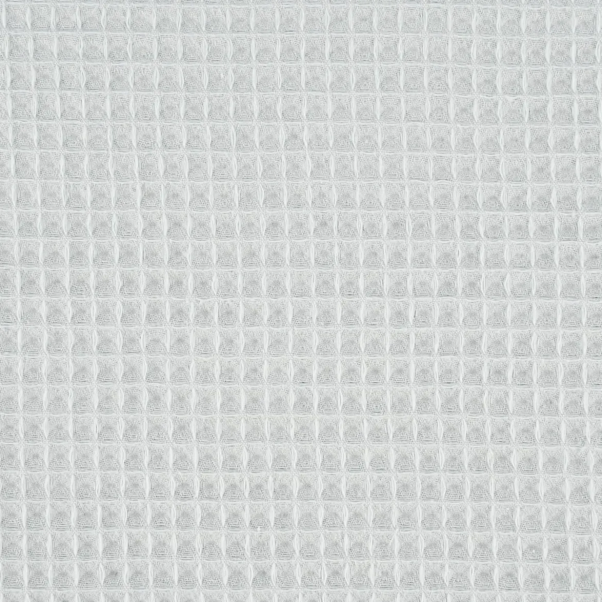 Bekleidungsstoff Waffelpique Baumwolle uni rauchmint 1,45m Breite