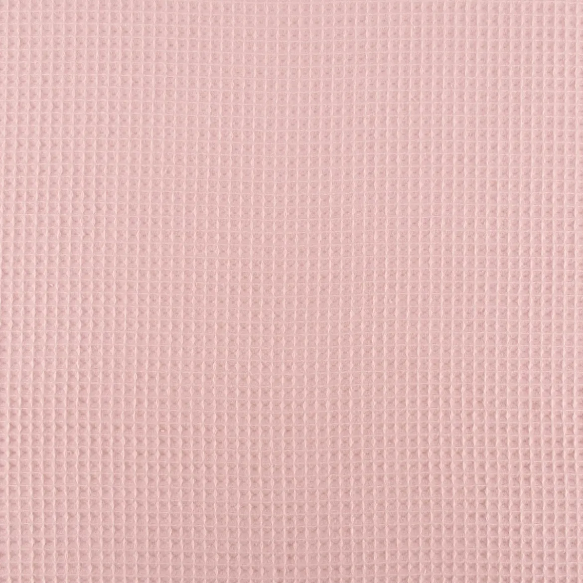 Bekleidungsstoff Waffelpique Waffelstoff Baumwolle uni dusty pink 1,45m Breite