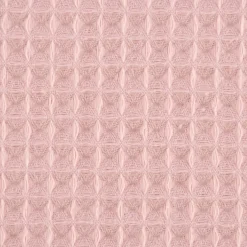 Bekleidungsstoff Waffelpique Waffelstoff Baumwolle uni dusty pink 1,45m Breite