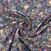 Belle & Boo Bio Baumwollstoff Popeline Spring Chicken dunkelblau 1,46m Breite