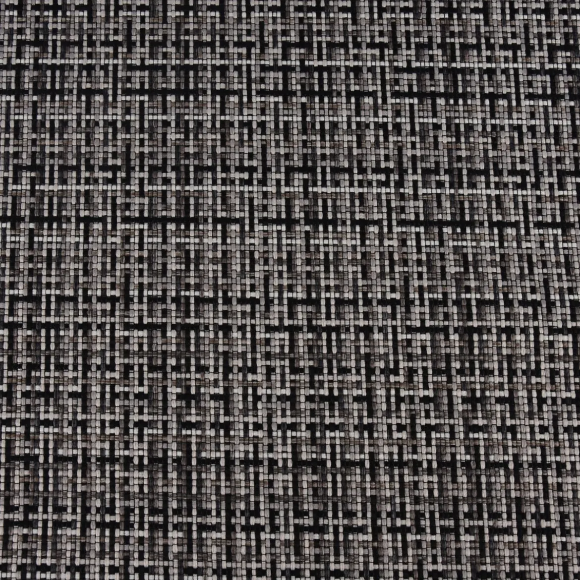 Bezugsstoff Möbelstoff Polsterstoff Mosaico grau schwarz 140cm breit