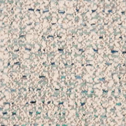 Bezugsstoff Möbelstoff Polsterstoff Zircon Boucle-Optik Struktur beige türkis 1,4m Breite