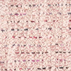 Bezugsstoff Möbelstoff Polsterstoff Zircon Boucle-Optik Struktur beige rosa 1,4m Breite