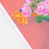Bild Blumenstrauß Buch Papier bunt A4 30x21cm