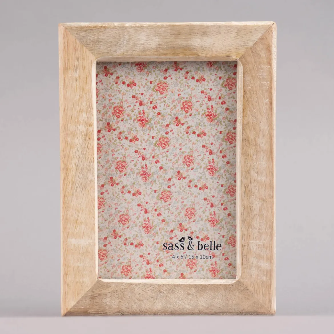 Bilderrahmen Holz Vintage gebleicht natur 19x14cm
