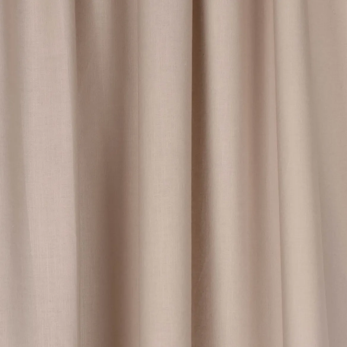 Bio Gardine Vorhangschal aus glatter feiner blickdichter Bio Baumwolle beige 140x245cm
