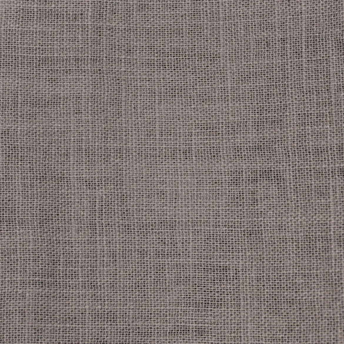 Bio Gardine Vorhangschal aus Bio Baumwolle und Leinen Leinenstruktur einfarbig mittelgrau 140x270cm