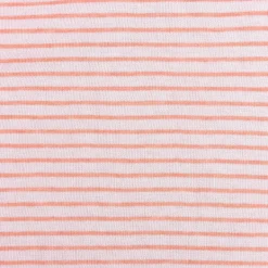 Bio-Jerseystoff Hamburger Liebe Albstoffe Double-Stripe Streifen orange meliert weiß 1,50m Breite