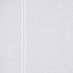 Bistrogardine Panneaux Scheibengardine nähfrei Leinenstruktur uni wollweiß 60cm Höhe