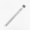 Bistrostange Scheibenstange Vitragenstange ausziehbar 60-110cm silber, 2er Pack