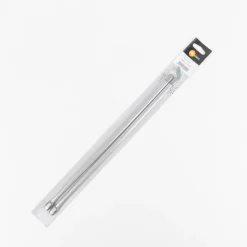 Bistrostange Scheibenstange Vitragenstange ausziehbar 40-70cm silber, 2er Pack