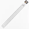 Bistrostange Scheibenstange Vitragestange ausziehbar 100-180cm weiß, 2er Pack