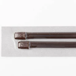 Bistrostange Scheibenstange Vitragenstange ausziehbar 60-110cm braun, 2er Pack