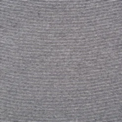 Bündchenstoff Baumwolle Yarn Dyed Streifen fein weiß marine 35cm Breite