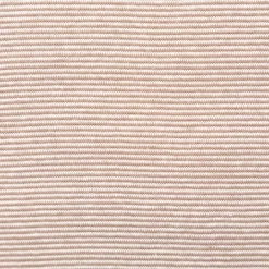 Bündchenstoff Baumwolle Yarn Dyed Streifen fein weiß braun-taupe 35cm Breite