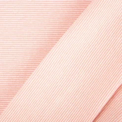 Bündchenstoff Baumwolle Yarn Dyed Streifen fein weiß coral 35cm Breite