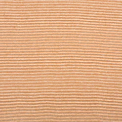 Bündchenstoff Baumwolle Yarn Dyed Streifen fein weiß karamell 35cm Breite