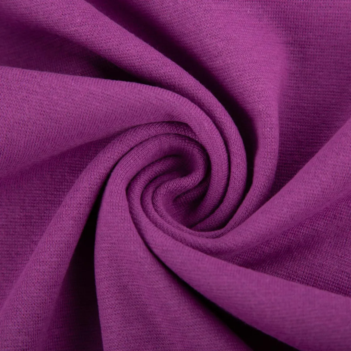 Bündchenstoff Schlauchware Organic Bio fein violett 35cm Breite