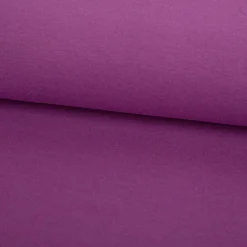 Bündchenstoff Schlauchware Organic Bio fein violett 35cm Breite