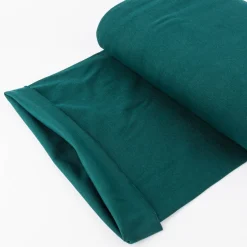 Bündchenstoff Schlauchware Organic Bio fein tannen grün 35cm Breite