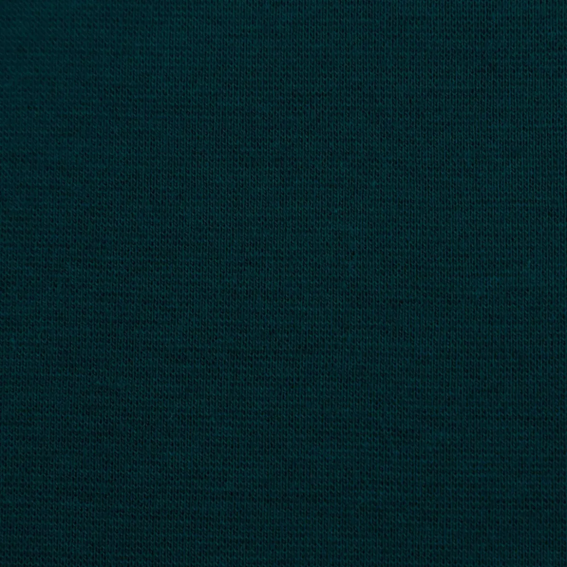 Bündchenstoff Strickschlauch Bio Baumwolle uni petrol 35cm Breite