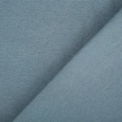 Bündchenstoff Strickschlauch Baumwolle uni stahlblau 35cm Breite