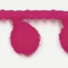 Bommelborte PomPom Borte Zierband pink Breite: 0,8cm