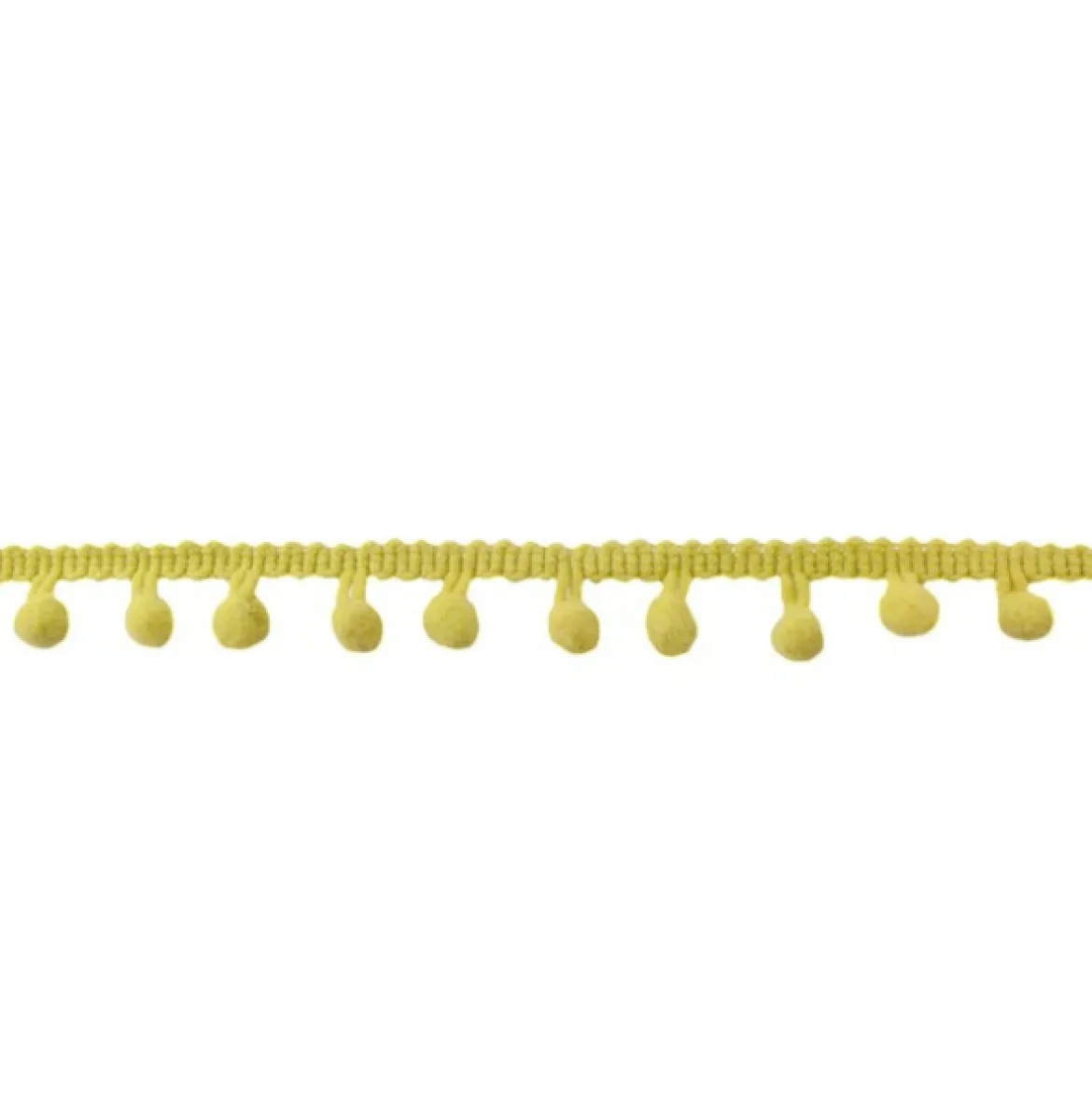 Bommelborte PomPom Borte Zierband lime Breite: 0,5cm