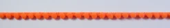 Bommelborte PomPom Borte Zierband mini orange Breite: 0,4cm