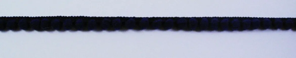 Bommelborte PomPom Borte Zierband mini schwarz Breite: 0,4cm