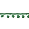 Bommelborte PomPom Borte Zierband grün Breite: 1,2cm