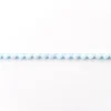 Bommelborte PomPom Borte Zierband mini hellblau Breite: 0,4cm