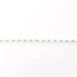 Bommelborte PomPom Borte Zierband mini weiß Breite: 0,4cm