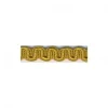 Borte Wellenborte Kunstseidenborte 10mm goldfarbig