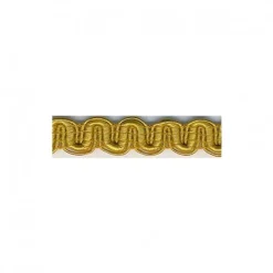 Borte Wellenborte Kunstseidenborte 10mm goldfarbig