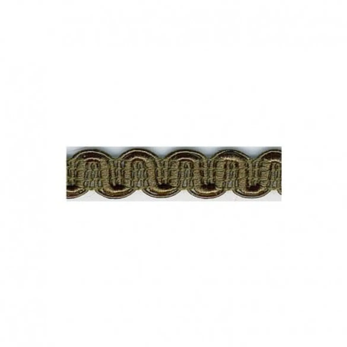 Borte Wellenborte Kunstseidenborte 10mm khaki grün