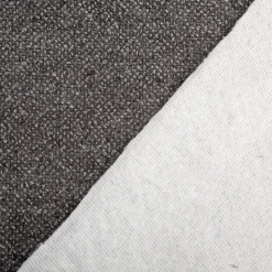 Boucle Polsterstoff mit Fleckschutz Petproof Doha uni anthrazit-grau 1,45m Breite
