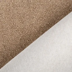 Boucle Polsterstoff mit Fleckschutz Petproof Doha hellbraun meliert 1,45m Breite