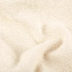 Boucle Polsterstoff mit Fleckschutz Petproof Doha uni wollweiß 1,45m Breite