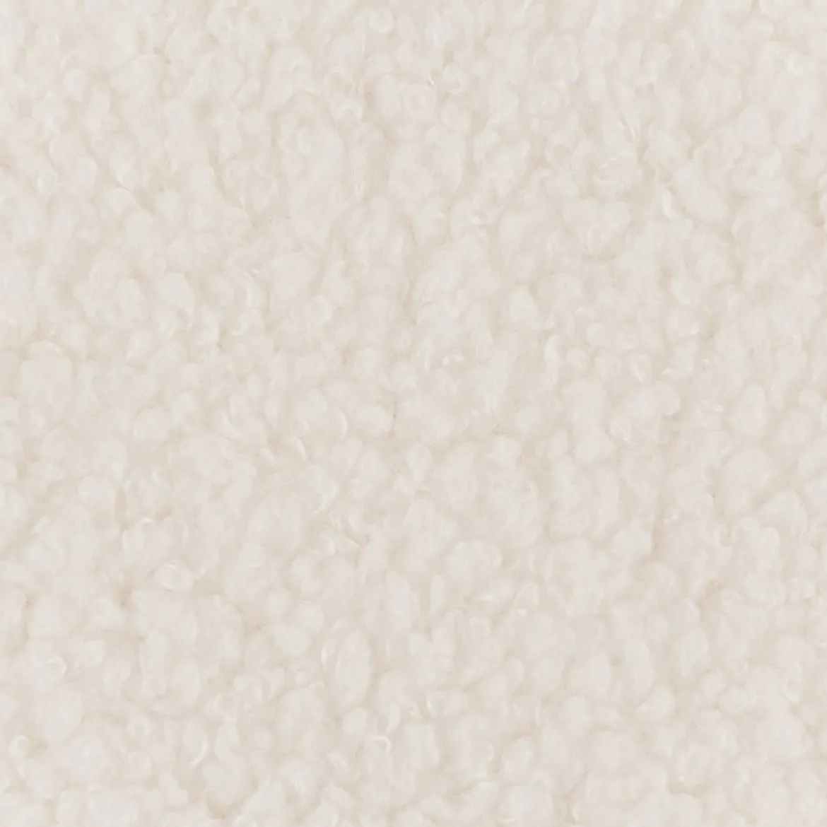 Boucle Stoff Teddystoff Kunstfell Teddy Fur uni ecru 1,5m Breite