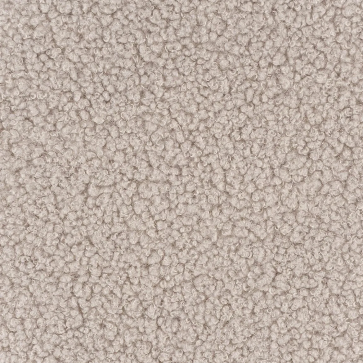 Boucle Stoff Teddystoff Kunstfell Teddy Fur uni beige-grau 1,5m Breite