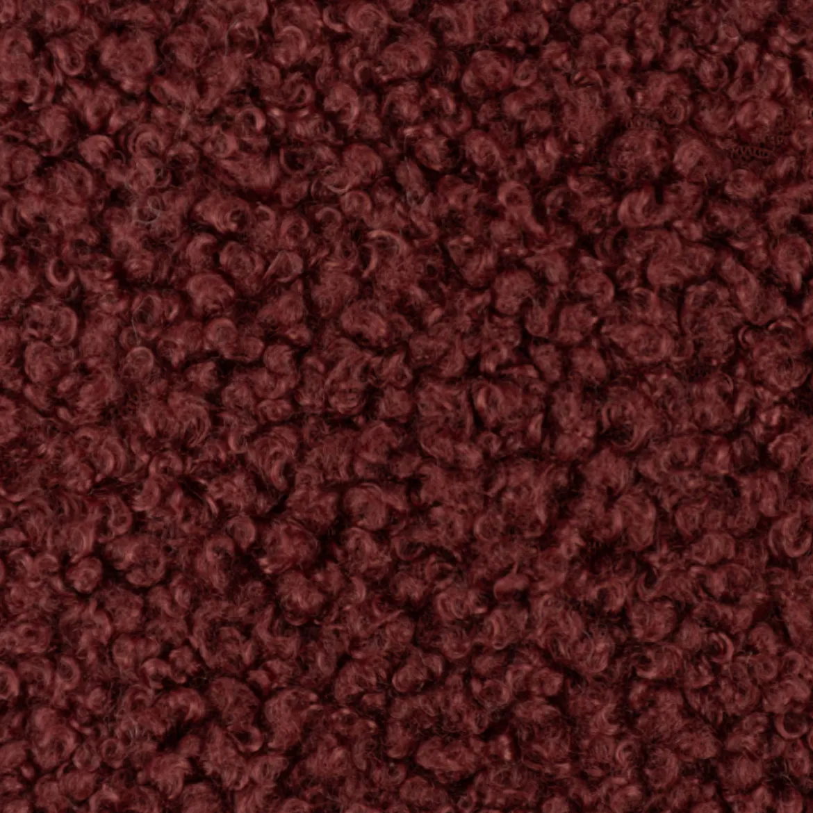 Boucle Stoff Teddystoff Kunstfell Teddy Fur uni mauve-rot 1,5m Breite