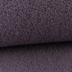 Boucle Stoff Teddystoff Kunstfell Teddy Fur uni llila 1,5m Breite
